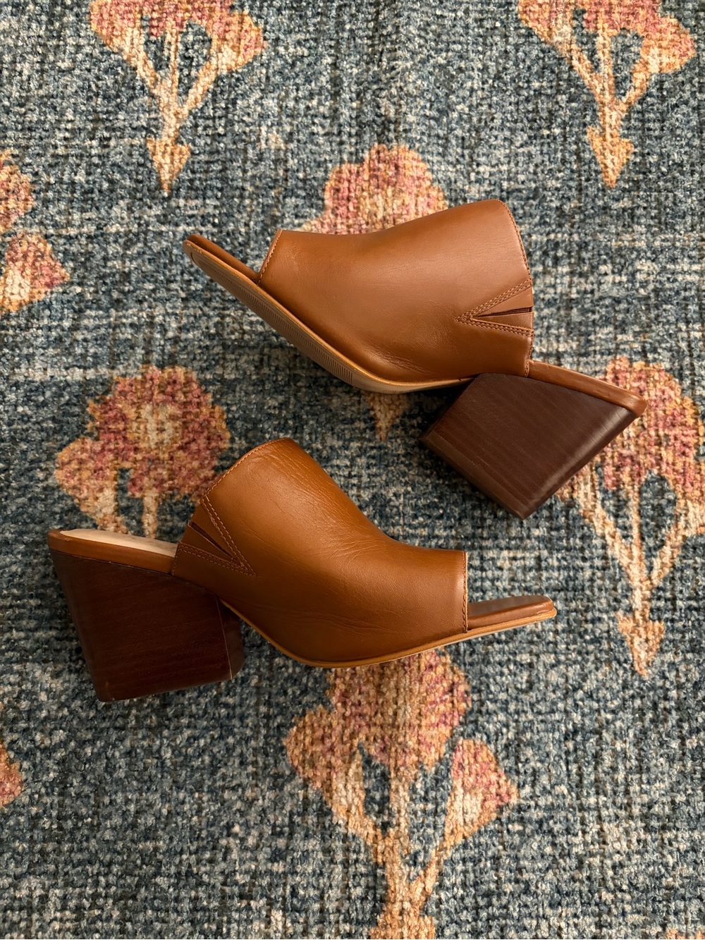 Women’s ABLE Peeptoe Heeled Mules